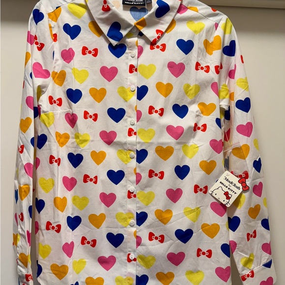 NWT ModCloth x Hello Kitty Button Down Shirt - Large - Picture 3 of 10